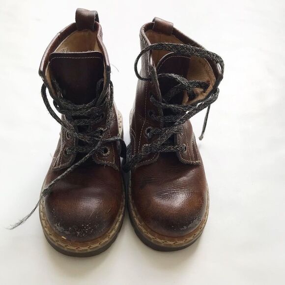 Boum Boum Brown weathered brown boots GUC size 26(9.5 US) - Picture 4 of 8